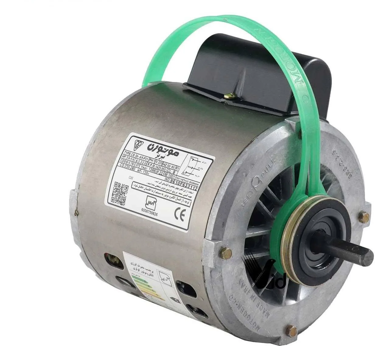 الکترو موتور کولری موتوژن مدل 3/4HP - CS - Image 1